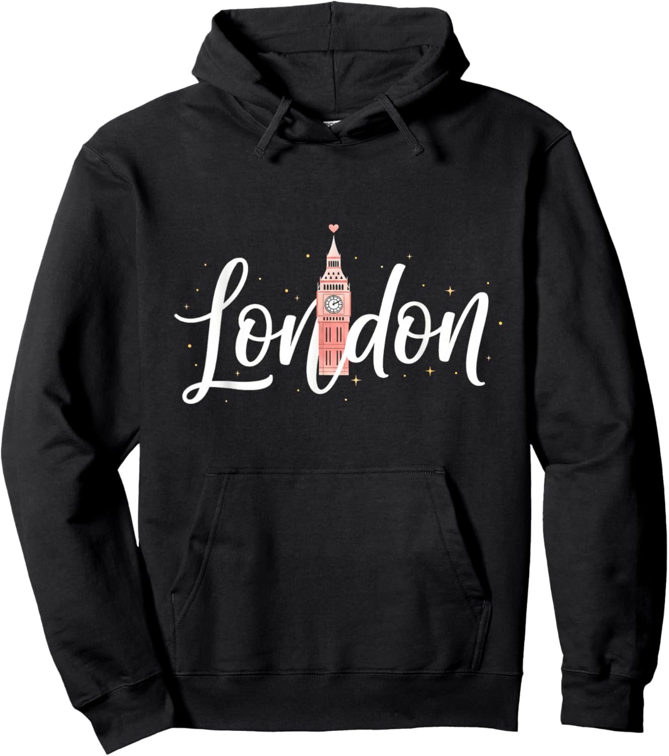 London UK Travel London Souvenir Hoodie - Hoodie | Black