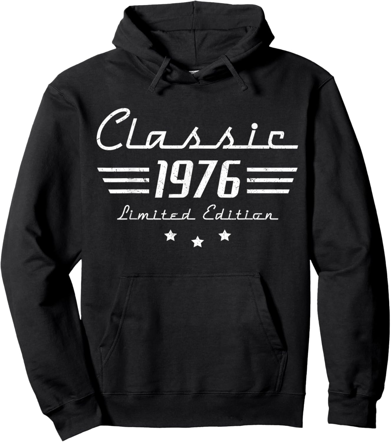 50 Year Old Gifts Men Vintage Classic Car 1976 50th Birthday Hoodie - Hoodie | Black