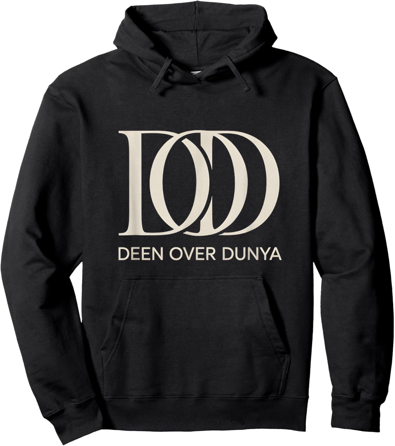 Deen Over Dunya Strong Muslimah Islam Hijab Muslim Men Woman Hoodie - Hoodie | Black