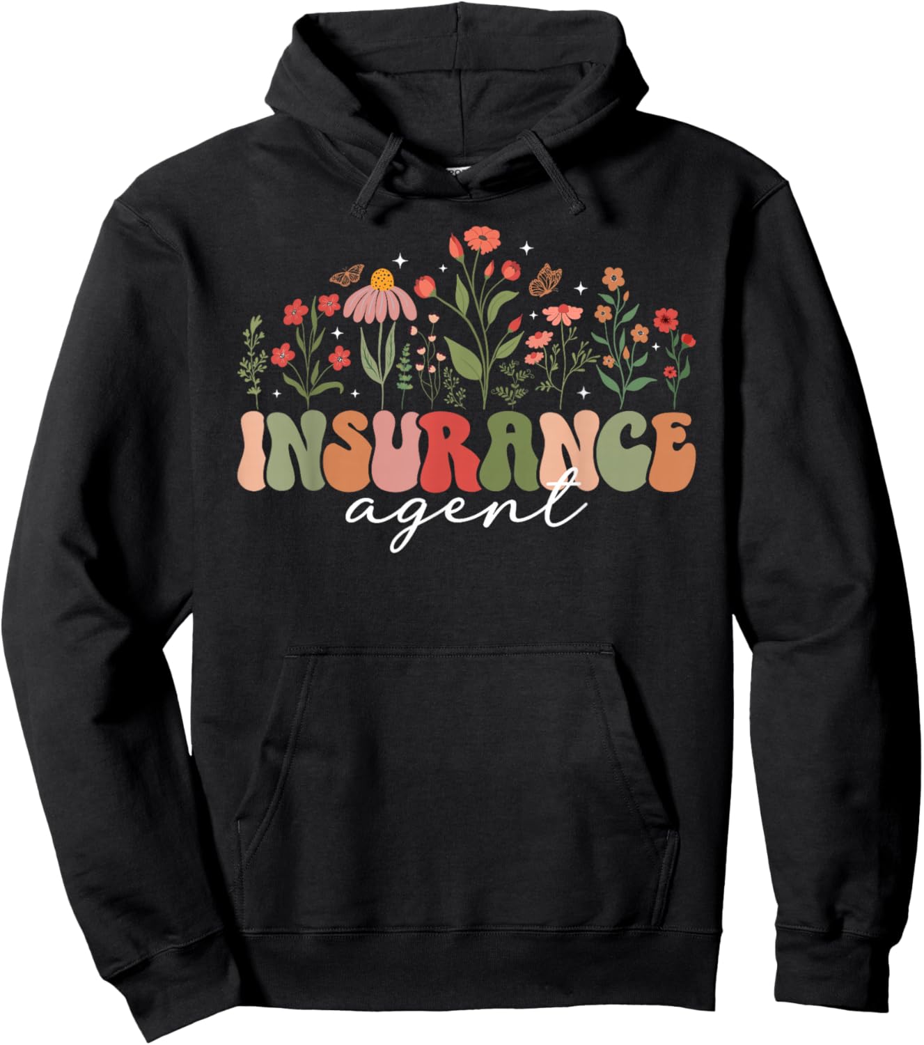 Groovy Insurance Agent Insurance Agency Worker Hoodie - Hoodie | Black