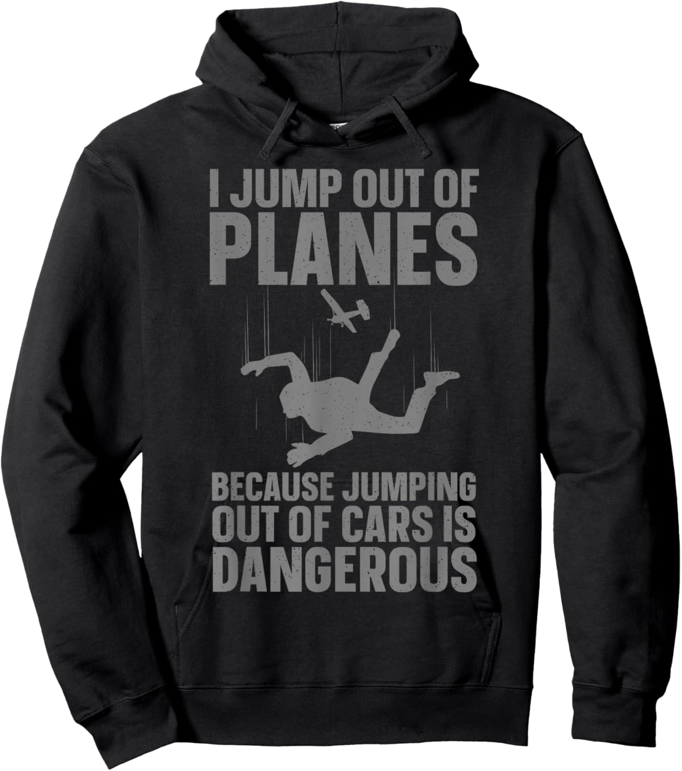 Funny Skydiving Design Women Skydive Lover Skydivers Hoodie - Hoodie | Black