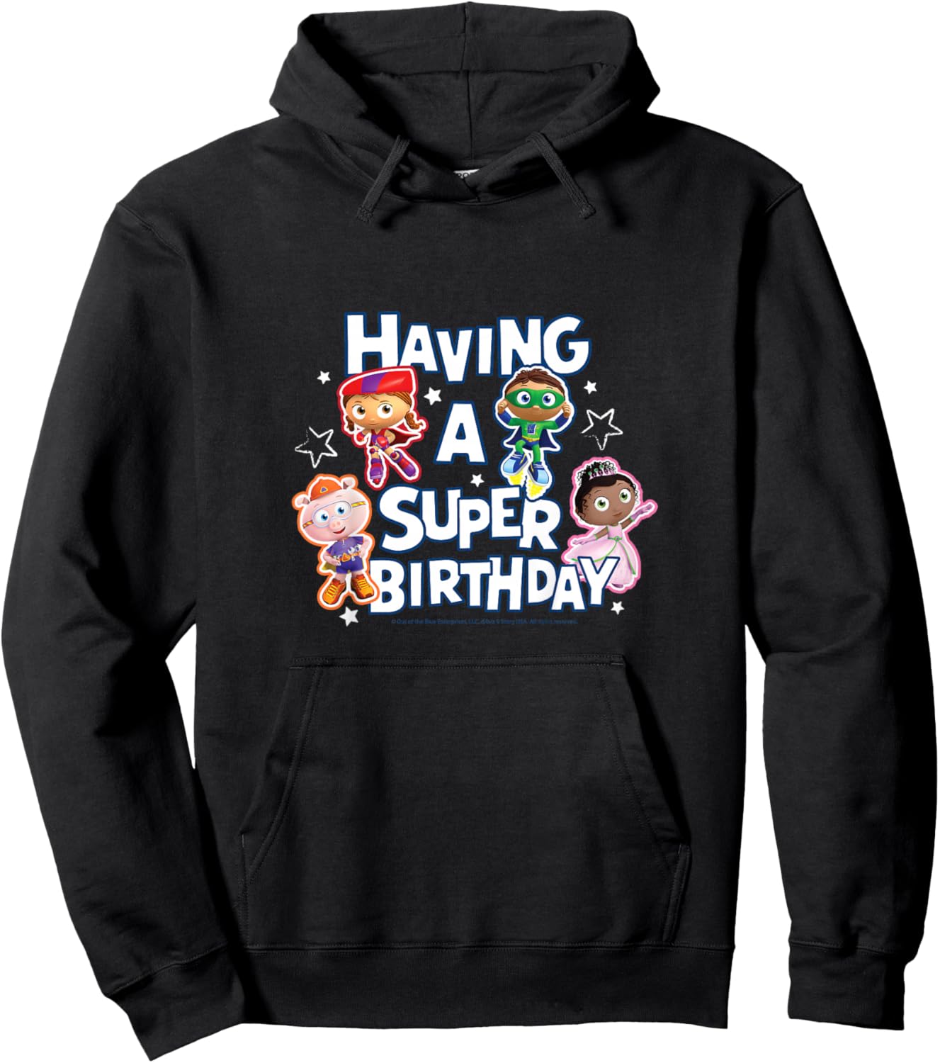 Kids Super Why - Having a Super Birthday Hoodie - Hoodie | Black