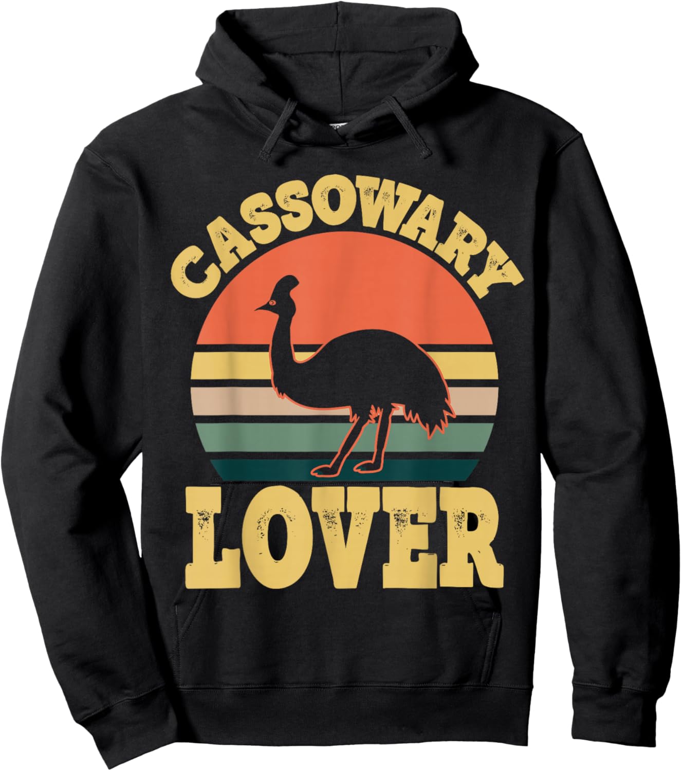 Cassowary Lover Hoodie - Hoodie | Black