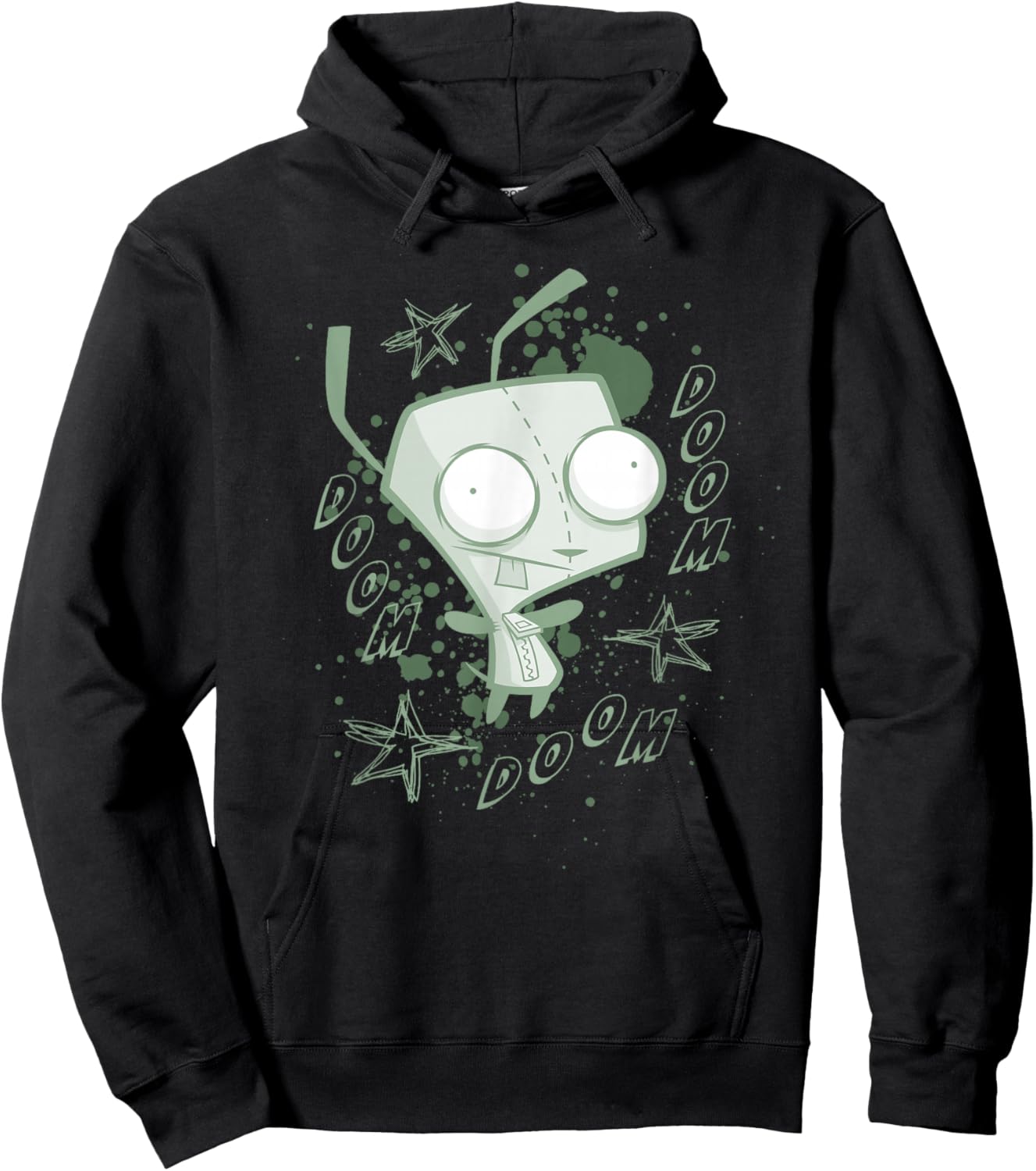 Invader Zim Gir Doom Splatter Punk Aesthetic Hoodie - Hoodie | Black
