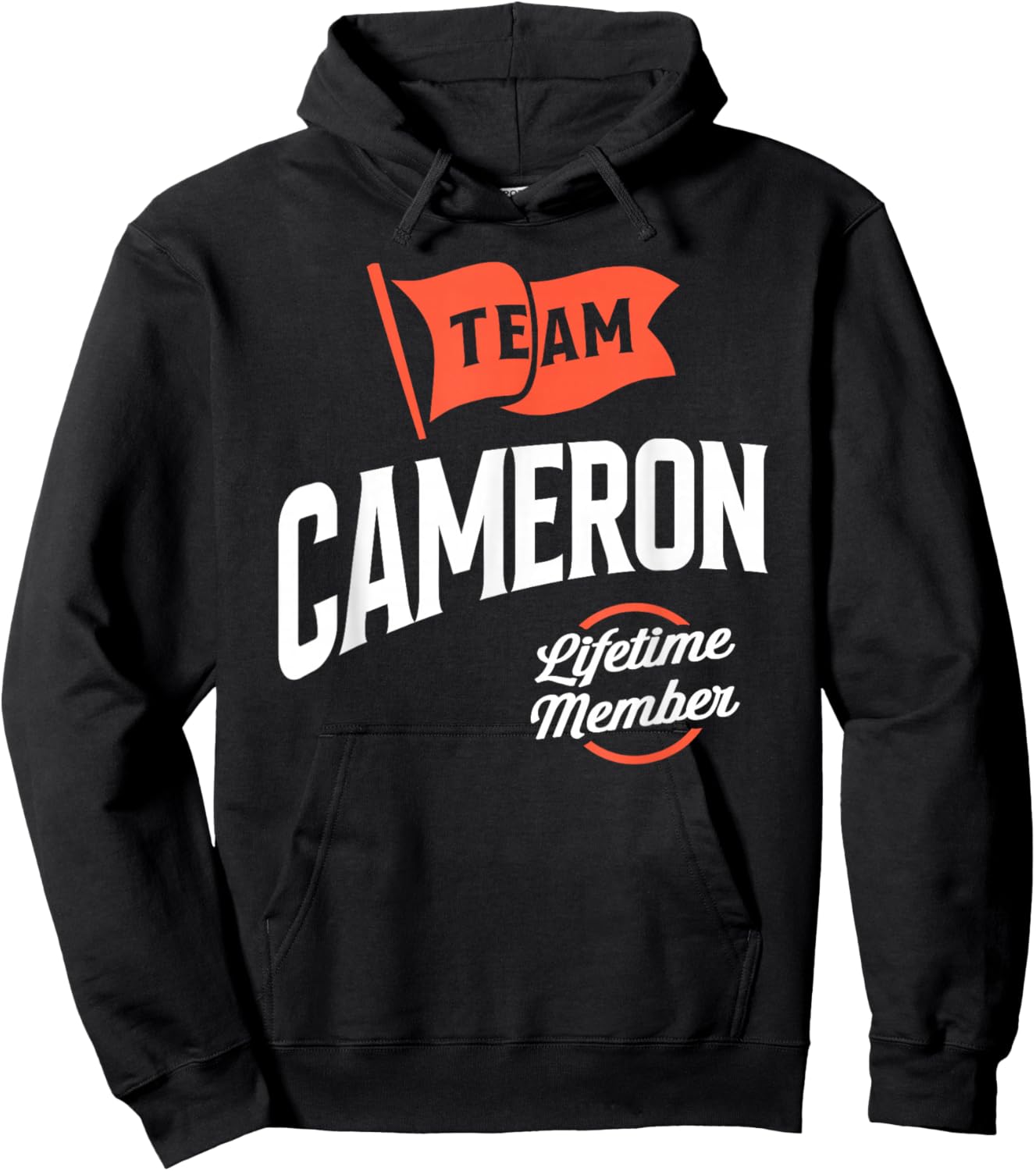 Team Cameron Lifetime Member Funny Name Cameron Hoodie - Hoodie | Black