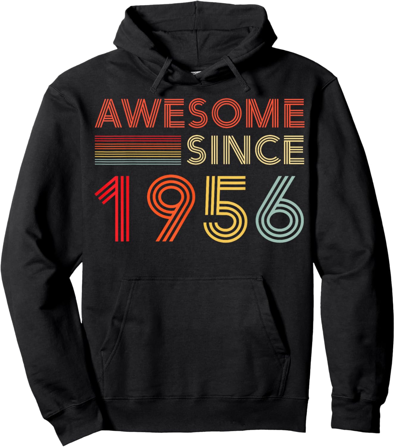 Awesome 70 Birthday Decorations Men 70yr 1956 70th Birthday Hoodie - Hoodie | Black