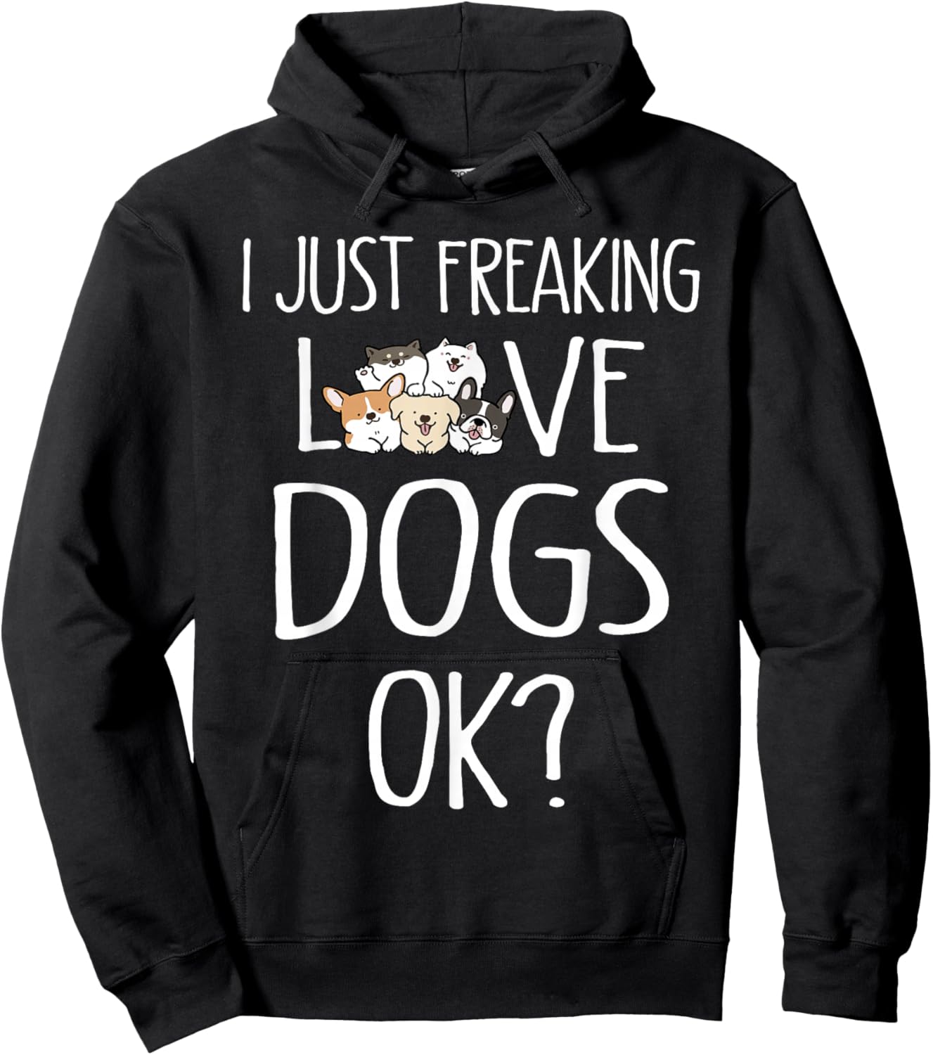 Dog Mom Dog Dad Men Women Kids Funny Dog Hoodie - Hoodie | Black