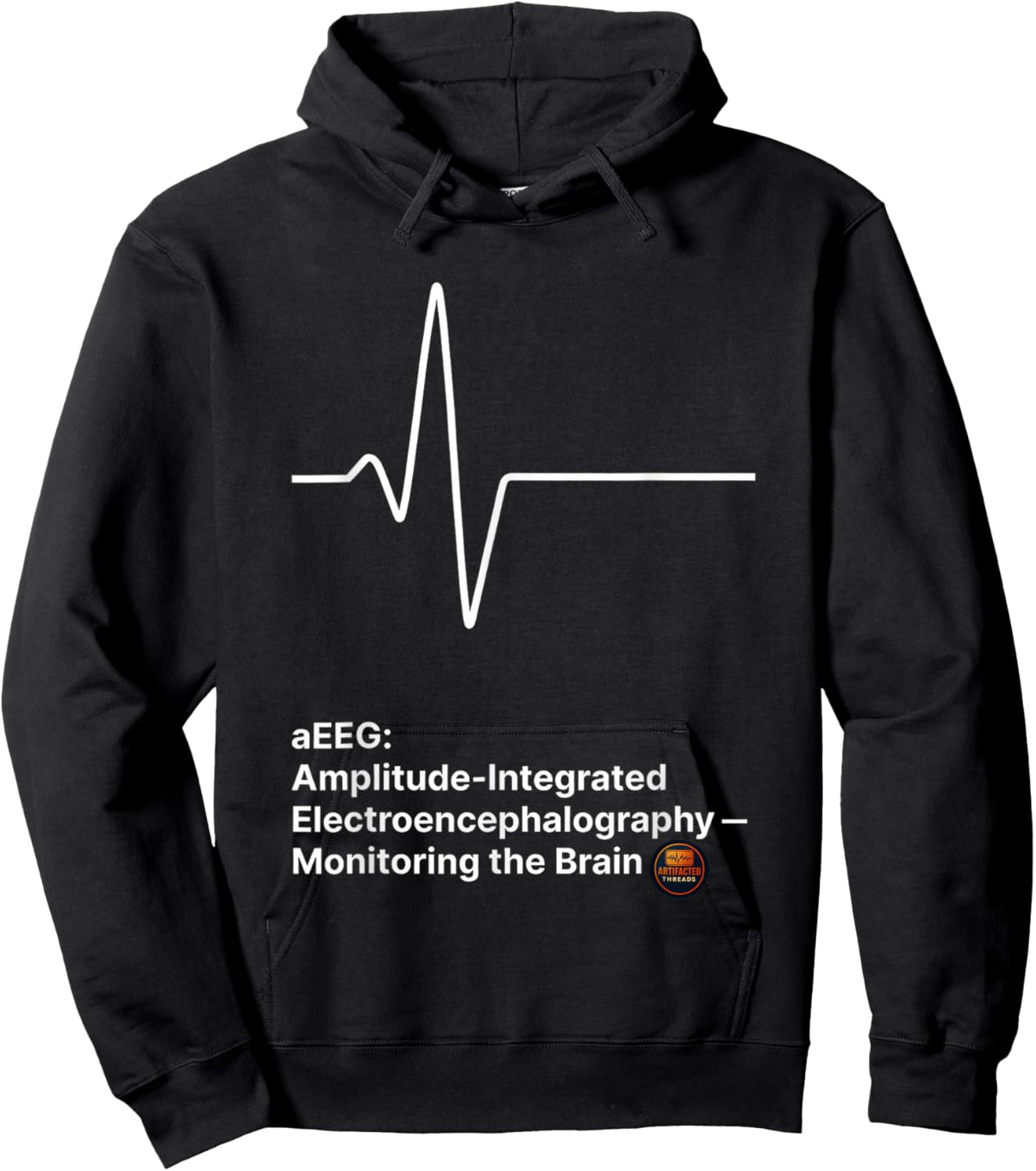 aEEG Amplitude Integrated Brain Monitoring Hoodie - Hoodie | Black