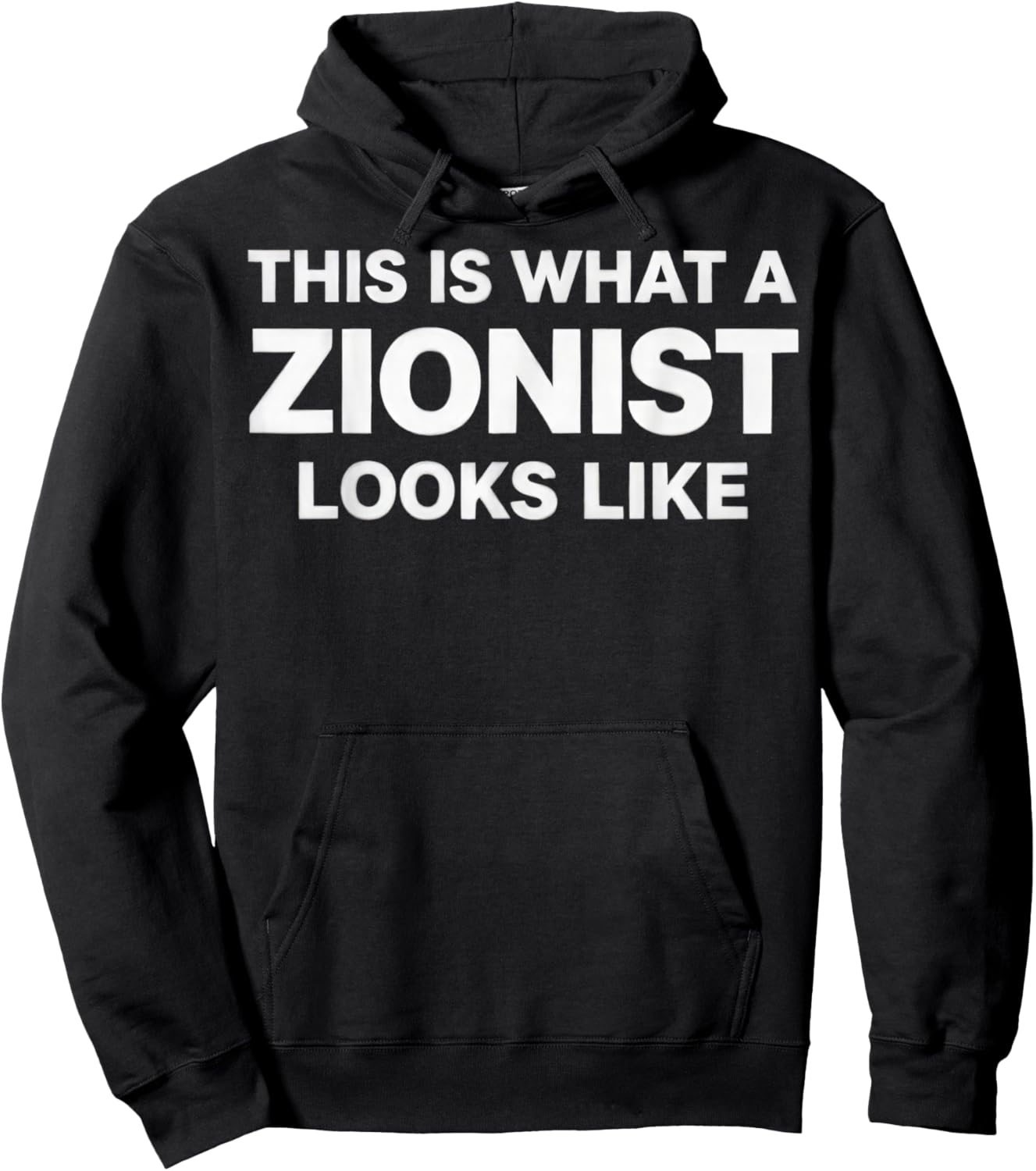 This is What a zionist Looks Like Hoodie - Hoodie | Black