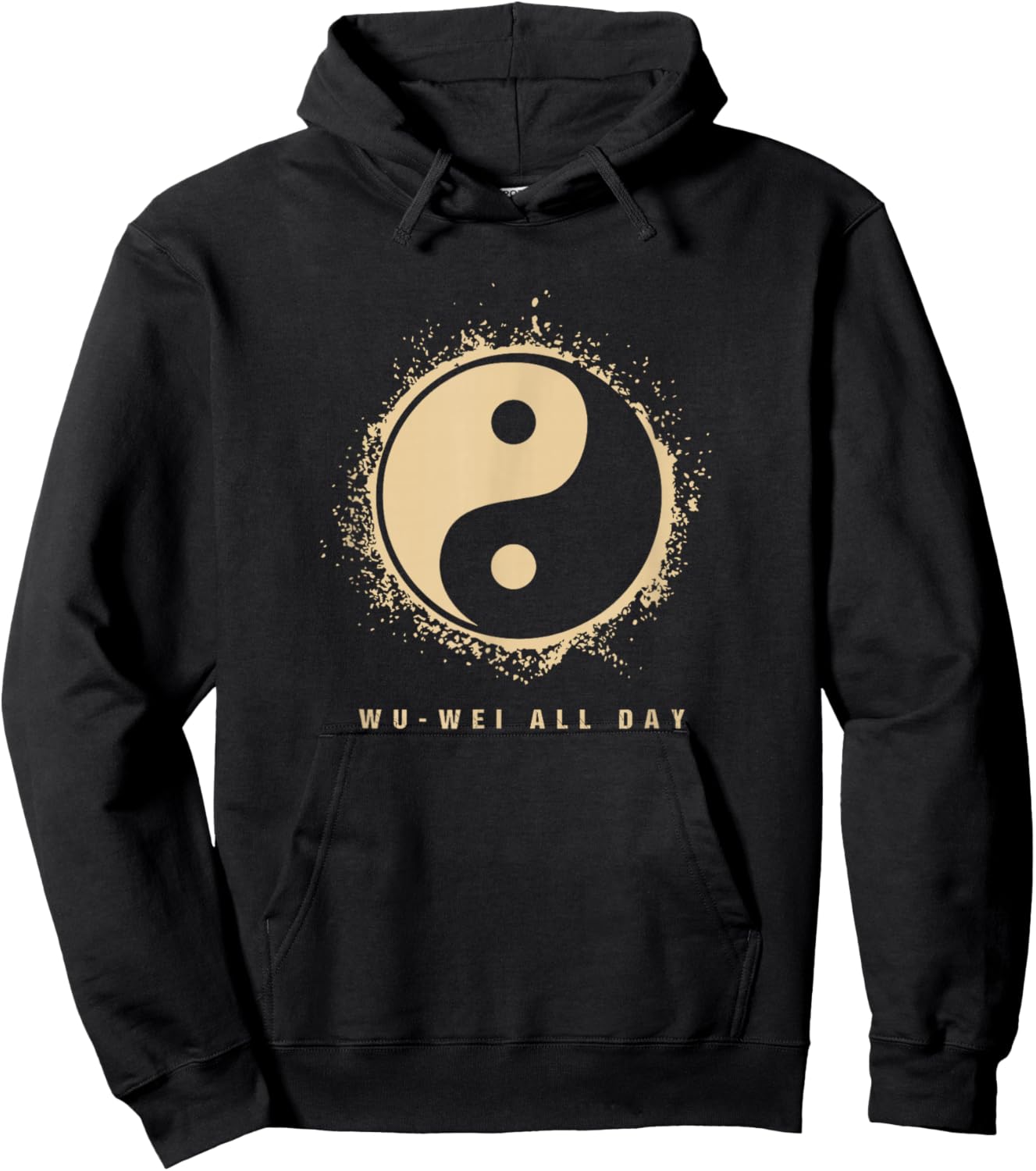 Daoism Taoism Wu Wei All Day Chinese Tradition Yin Yang Hoodie - Hoodie | Black