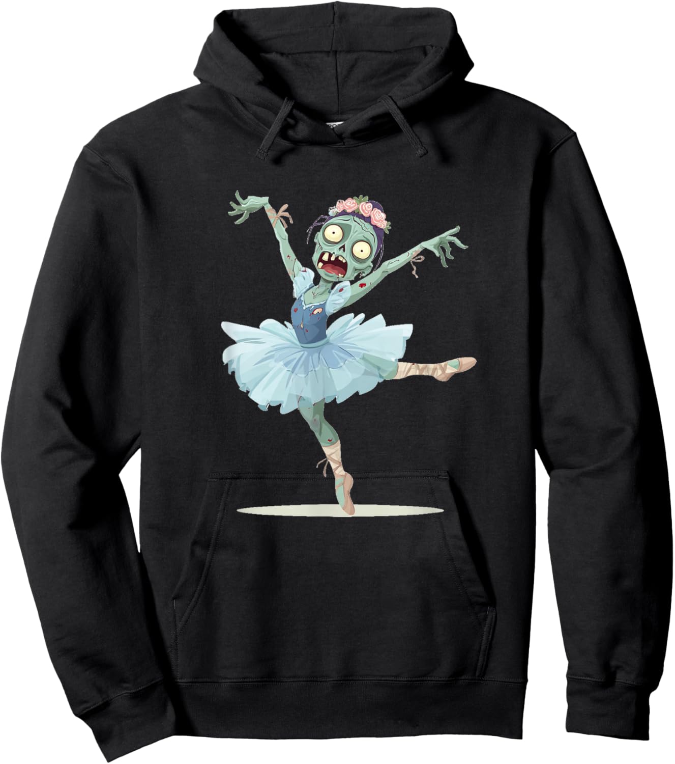Pretty Ballerina Zombie Costume Hoodie - Hoodie | Black