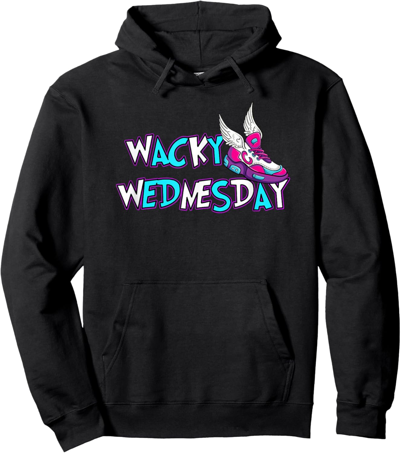 Wacky Wednesday Kids and Teachers | Mismatch Day Spirit Week Hoodie - Hoodie | Black