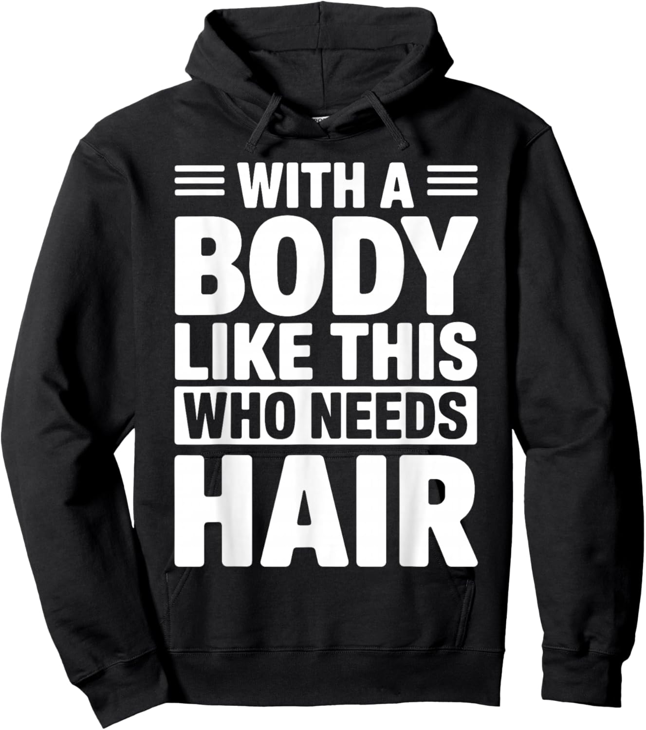Funny Bald Man Art Boys Bald Dad Bald Guy Bald Head Hoodie - Hoodie | Black