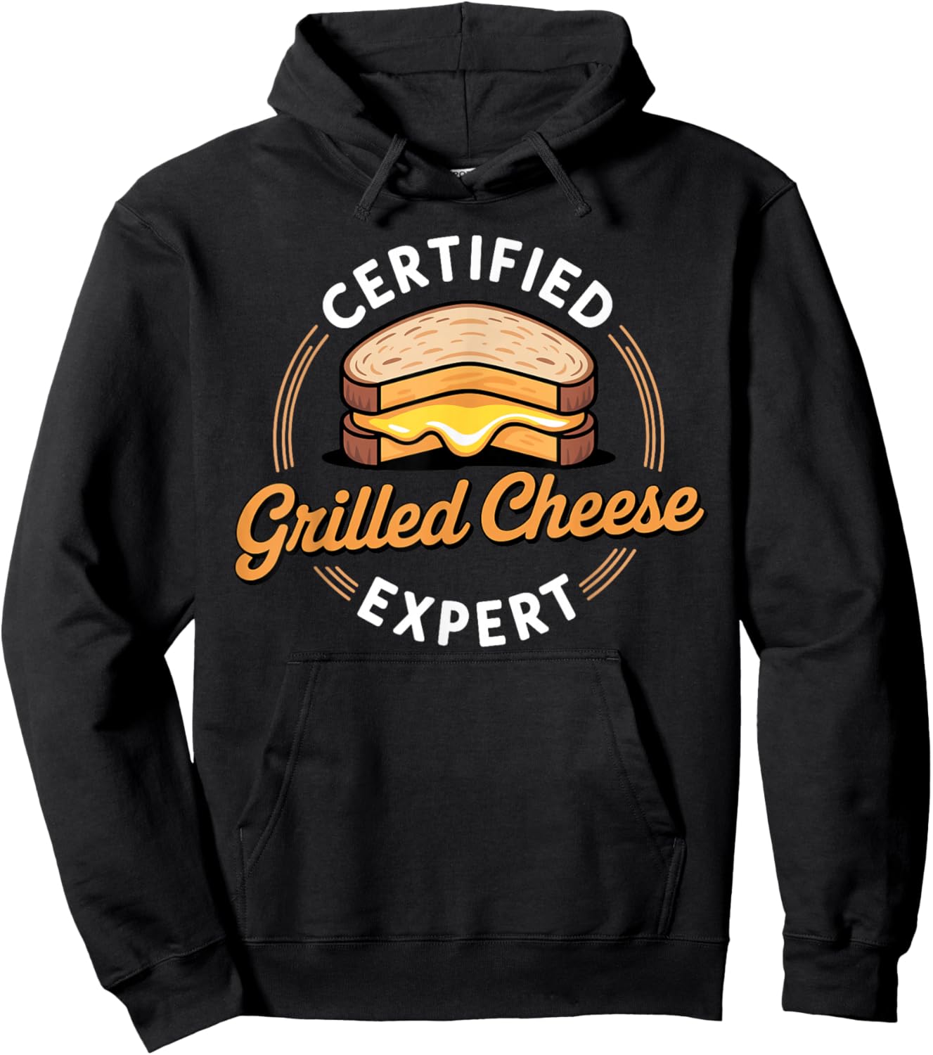 Funny Grilled Cheese Art Women Grilled Cheese Lover Hoodie - Hoodie | Black