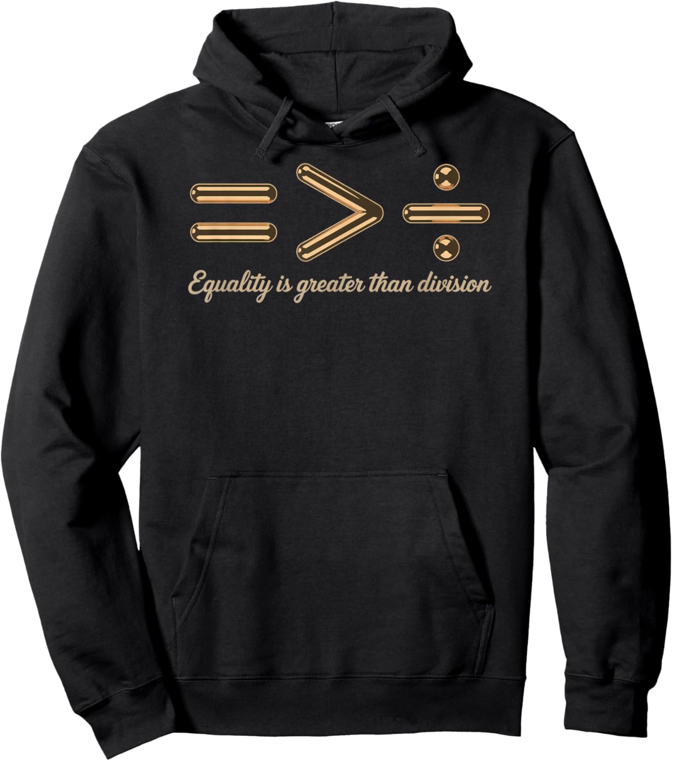 Equality is Greater Than Division Black History Hoodie - Hoodie | Black