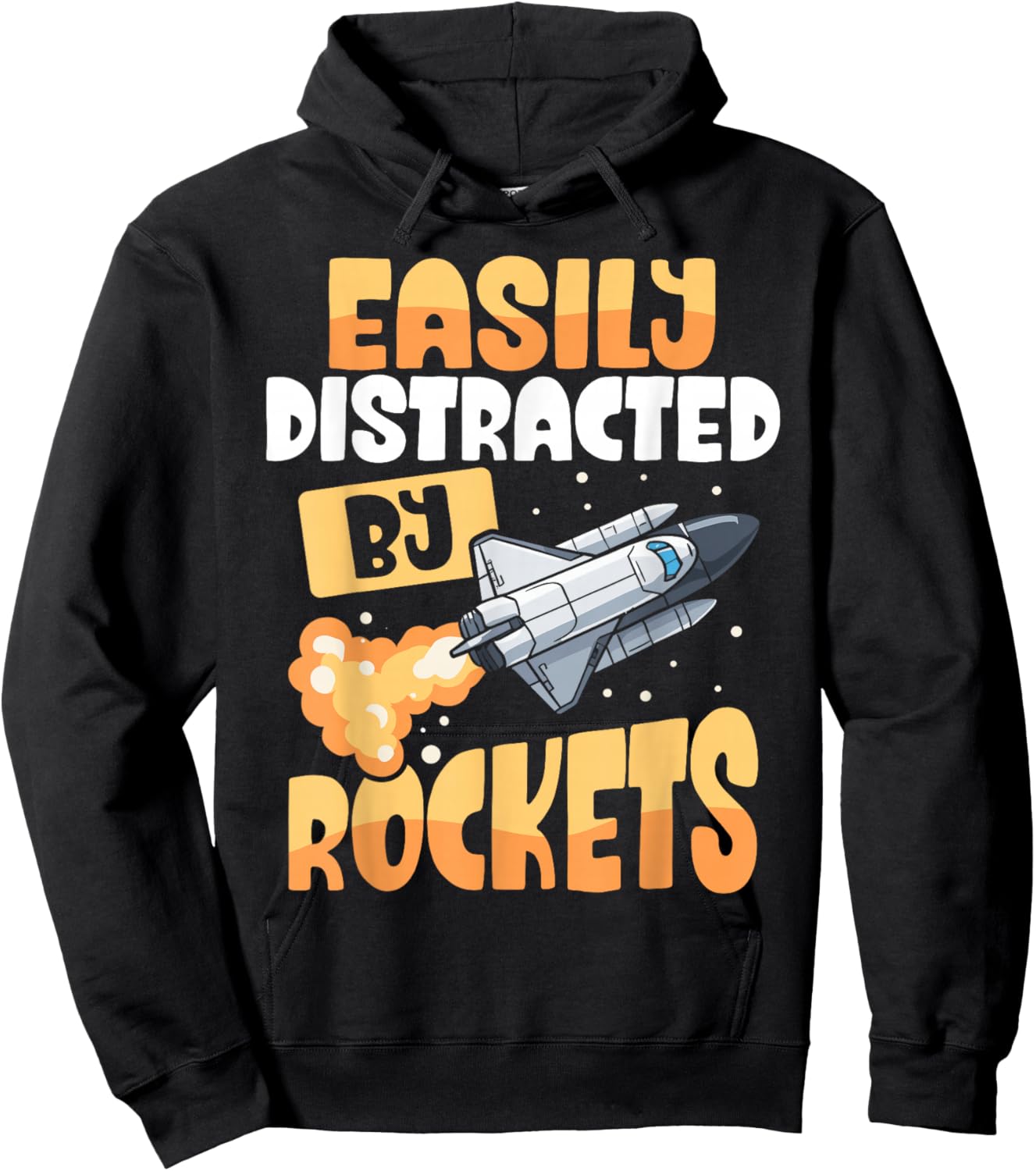 T-Shirt Hoodie - Hoodie | Black