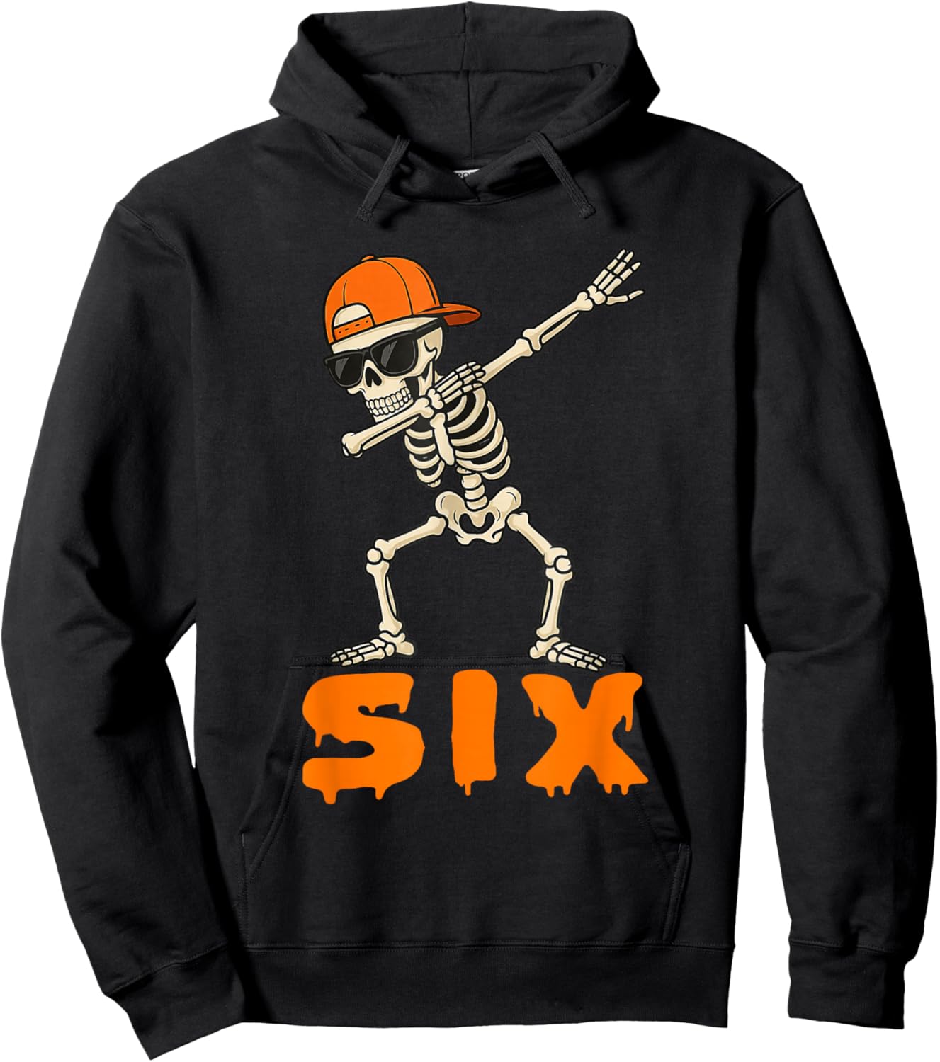 Funny Dabbing Skeleton 67 Meme Matching Halloween Costume Hoodie - Hoodie | Black