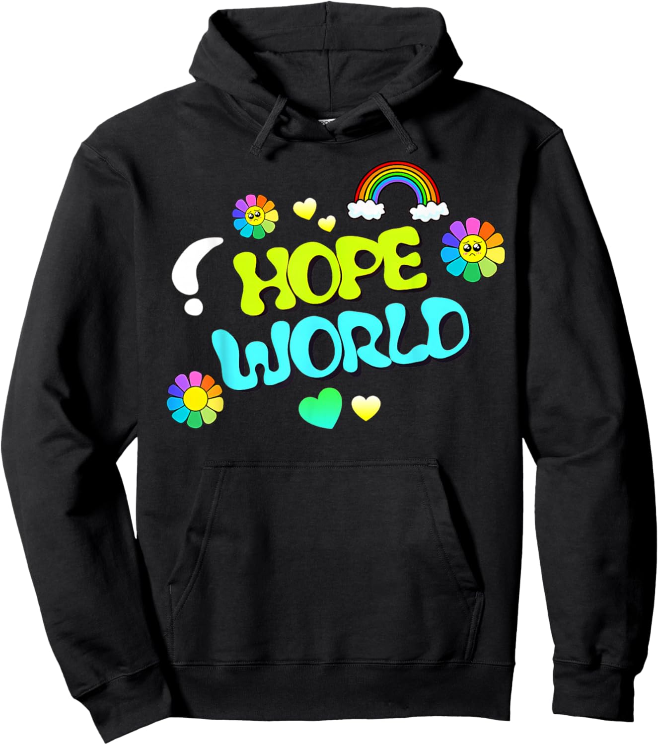 Hope World Hoodie - Hoodie | Black