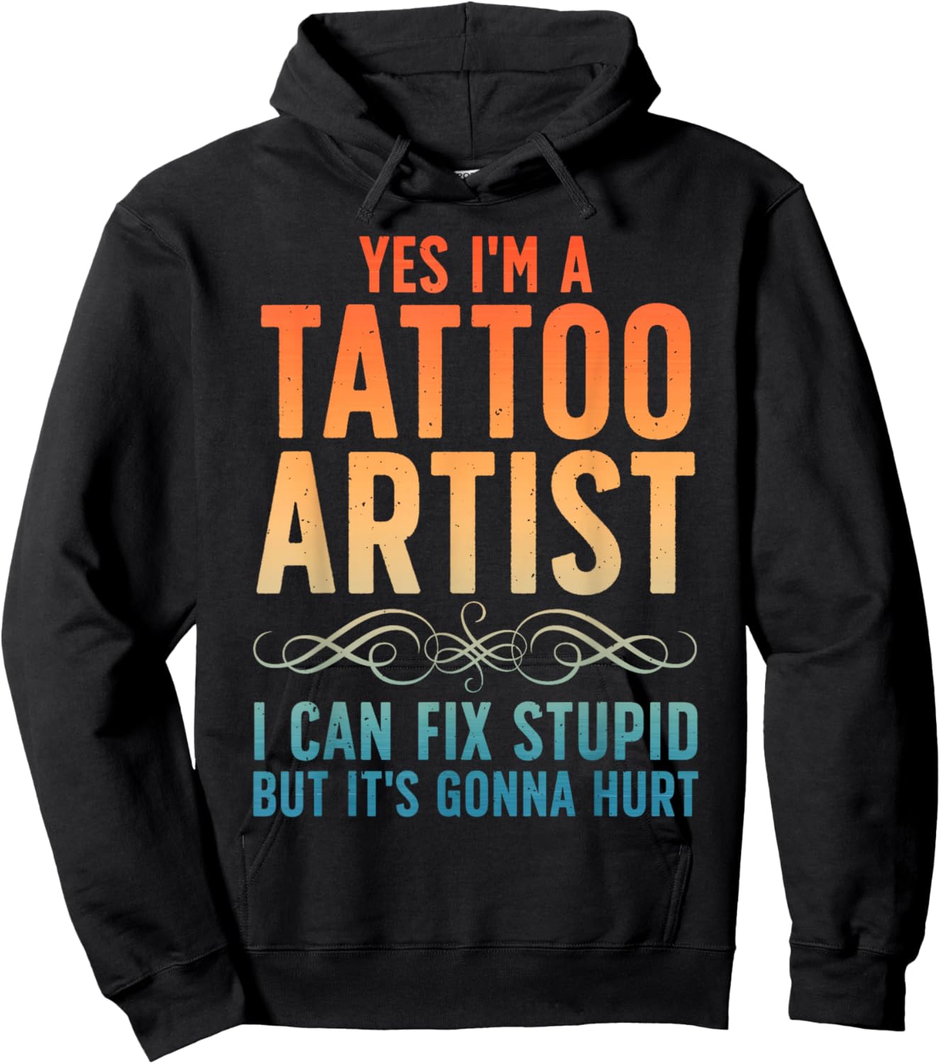 Funny Tattoo Artist Art Women Tattooer Tattoo Artist Hoodie - Hoodie | Black