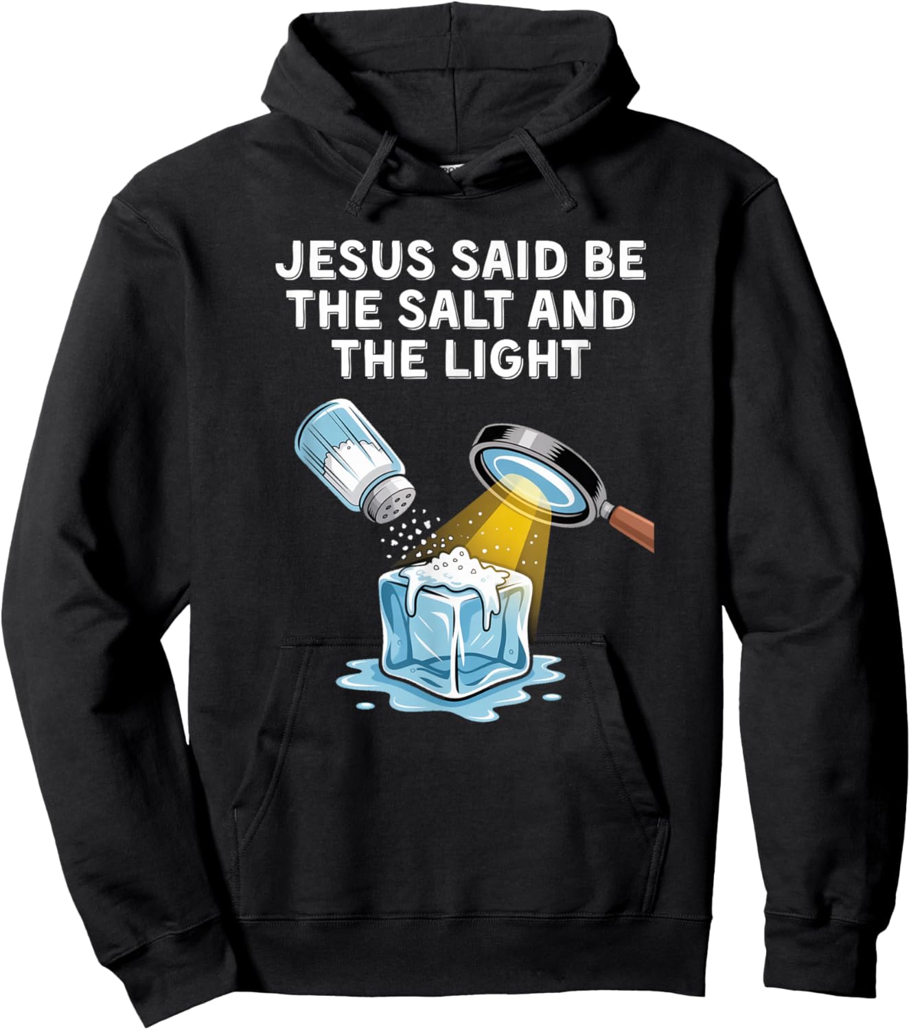 Christian Anti Ice Protest Shirt Be The Salt and The Light Hoodie - Hoodie | Black