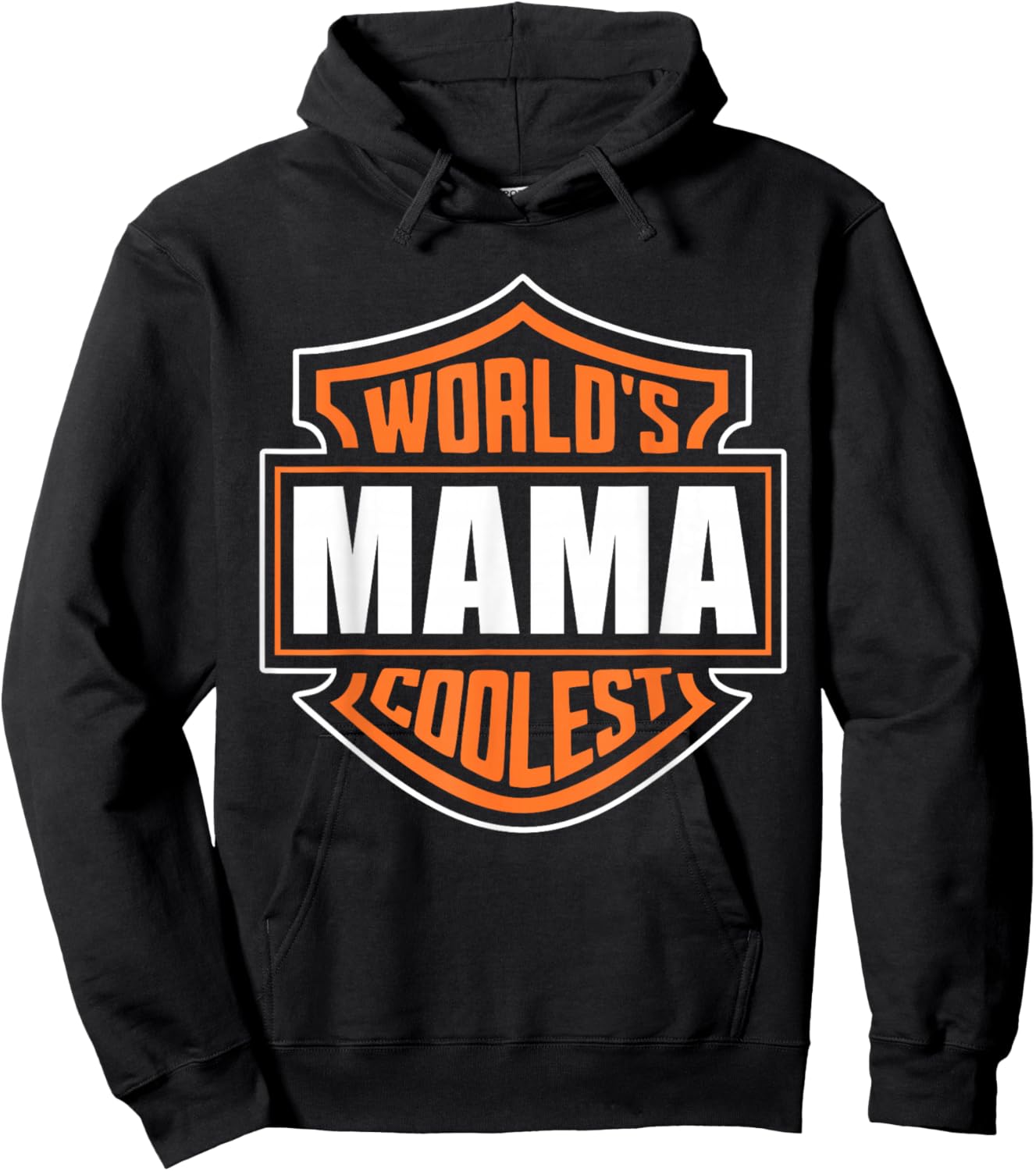 Retro World's Coolest Mama Matching Family Reunion Outfit Hoodie - Hoodie | Black