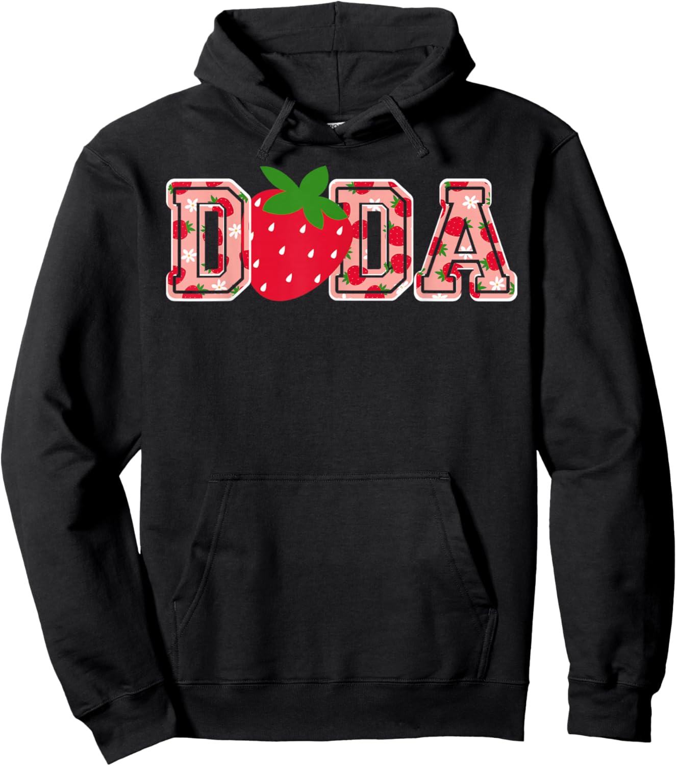 Dada Strawberry Birthday Hoodie - Hoodie | Black