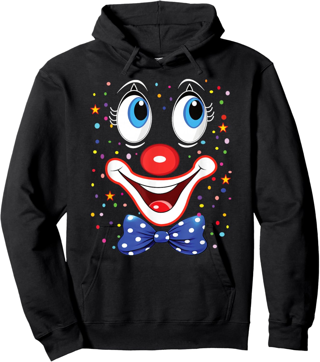 Funny Clown Costumes for Children Carnival Costume Hoodie - Hoodie | Black