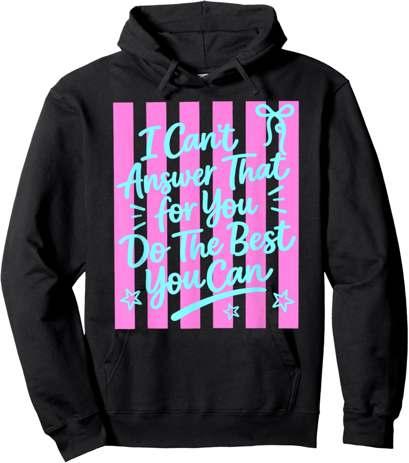 I Can't Answer that for You Staar Test Teacher Testing Day Hoodie - Hoodie | Black