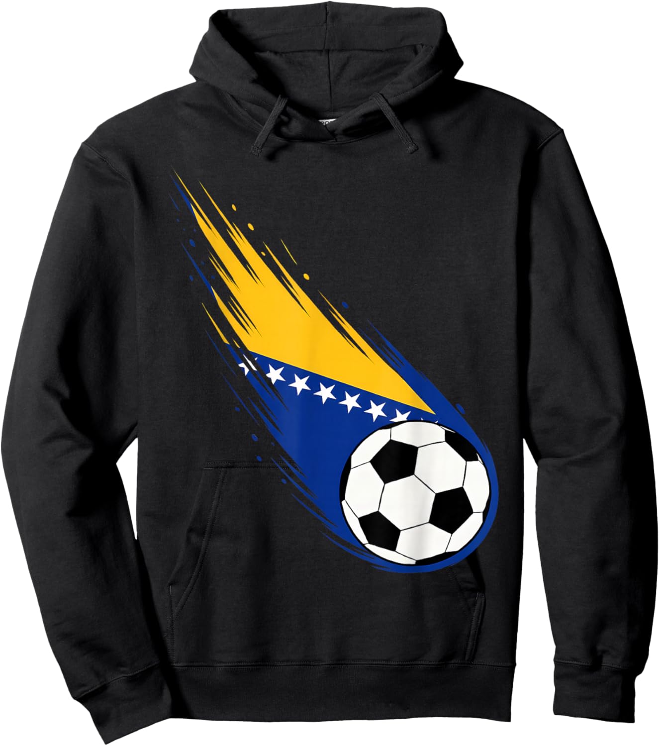 Bosnia and Herzegovina Flag Graphic Bosna Pride Heritage Hoodie - Hoodie | Black