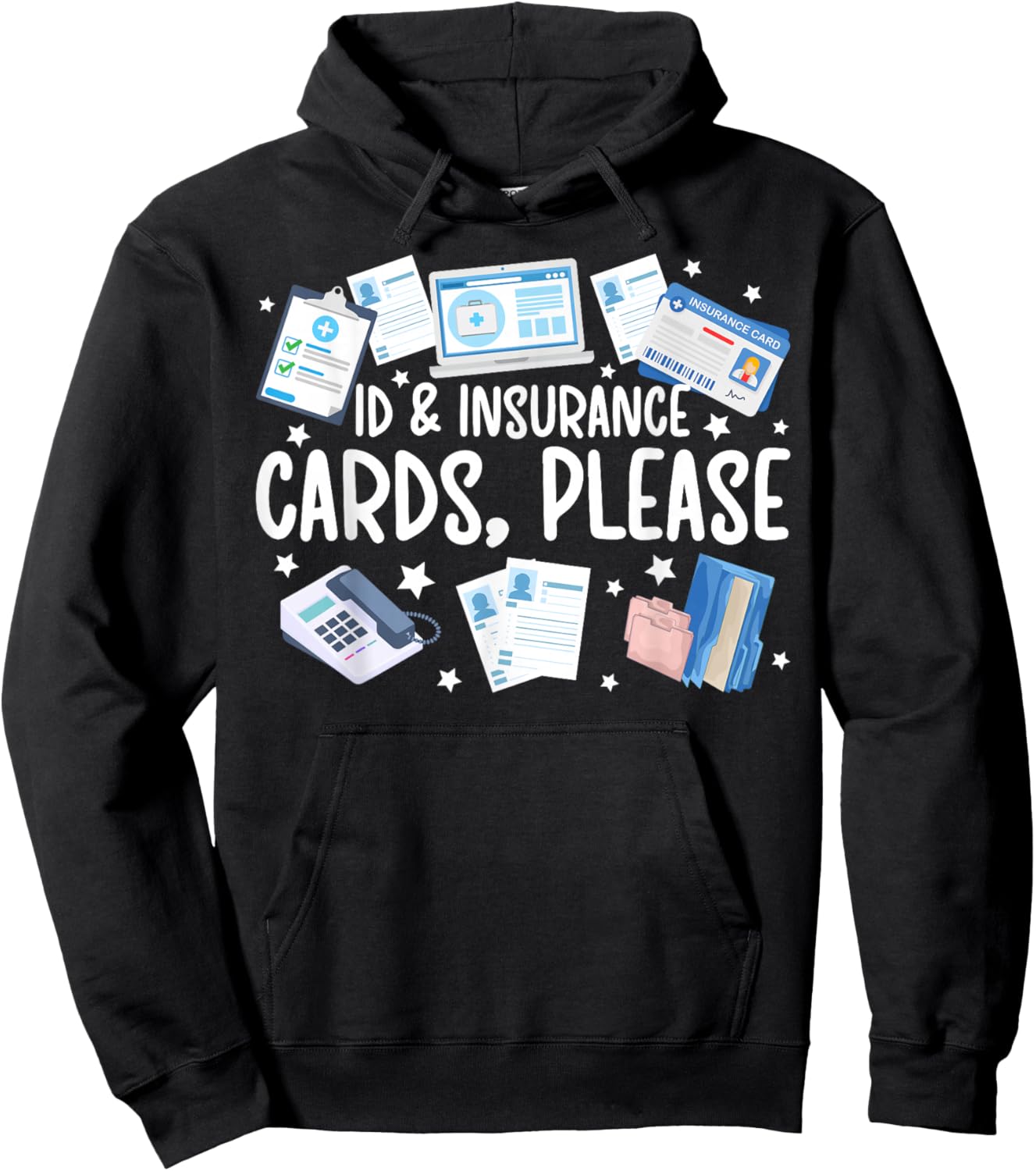 ER Registration Emergency Department Registration Hoodie - Hoodie | Black