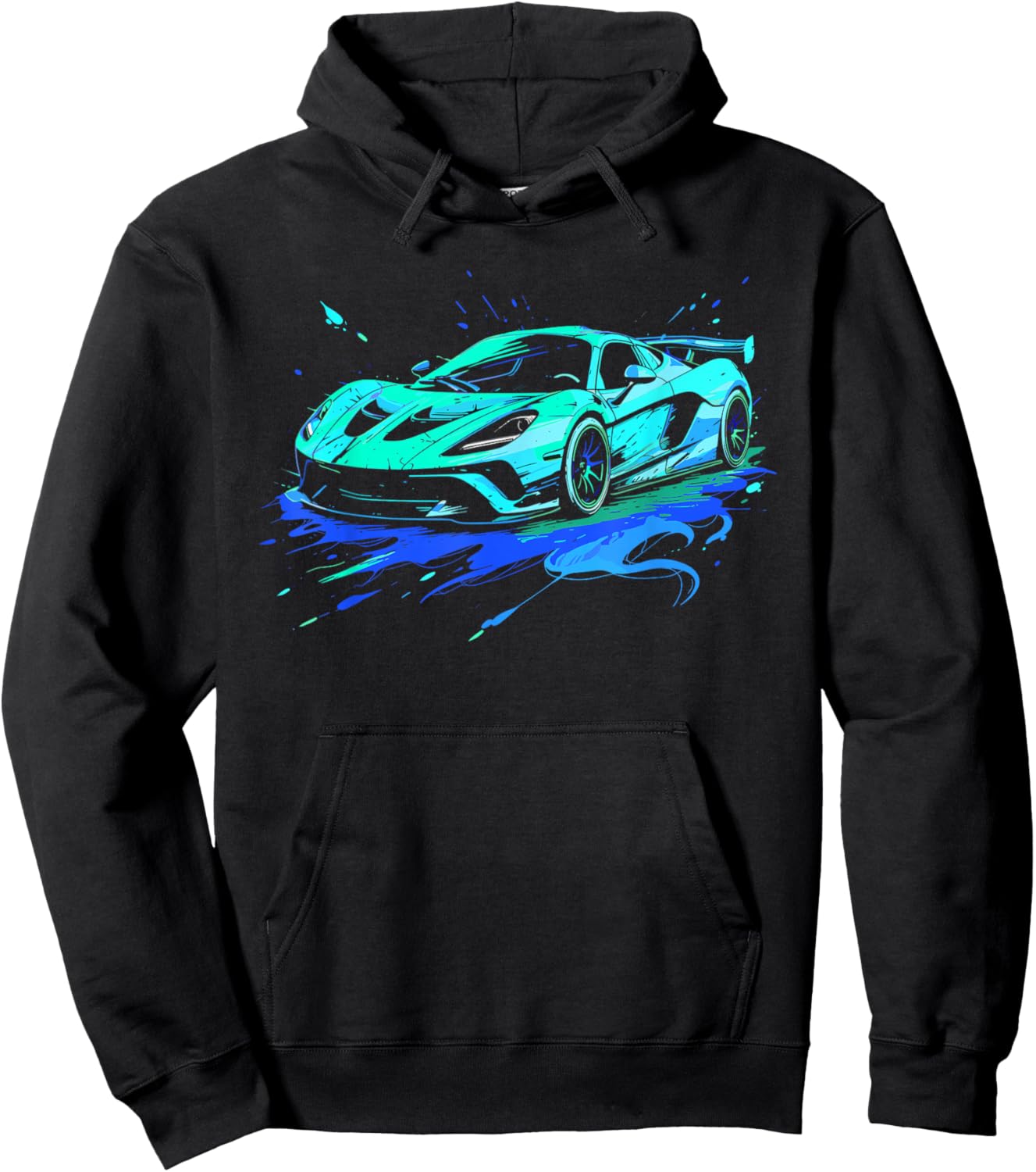 Sports Car Supercar Hoodie - Hoodie | Black