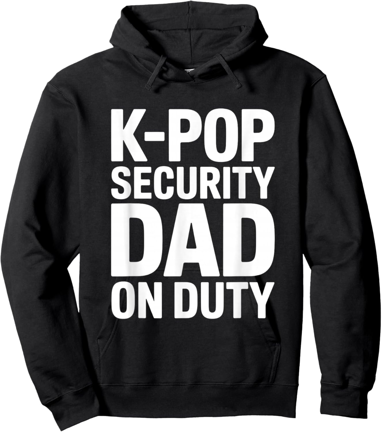 K-Pop Security Parent Edition Funny Mom Dad Concert Korean Hoodie - Hoodie | Black