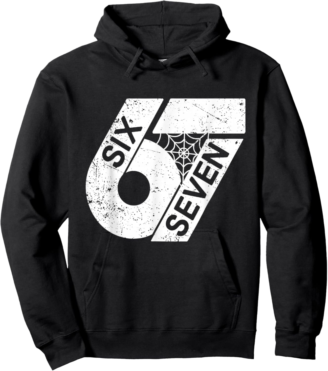 Six Seven 6 7 Meme 6 7 Halloween Costume Hoodie - Hoodie | Black