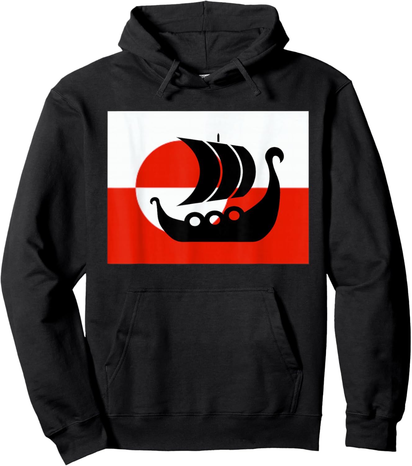 Denmark Greenland Flag is Not for Sale Support Danish Design Hoodie - Hoodie | Black