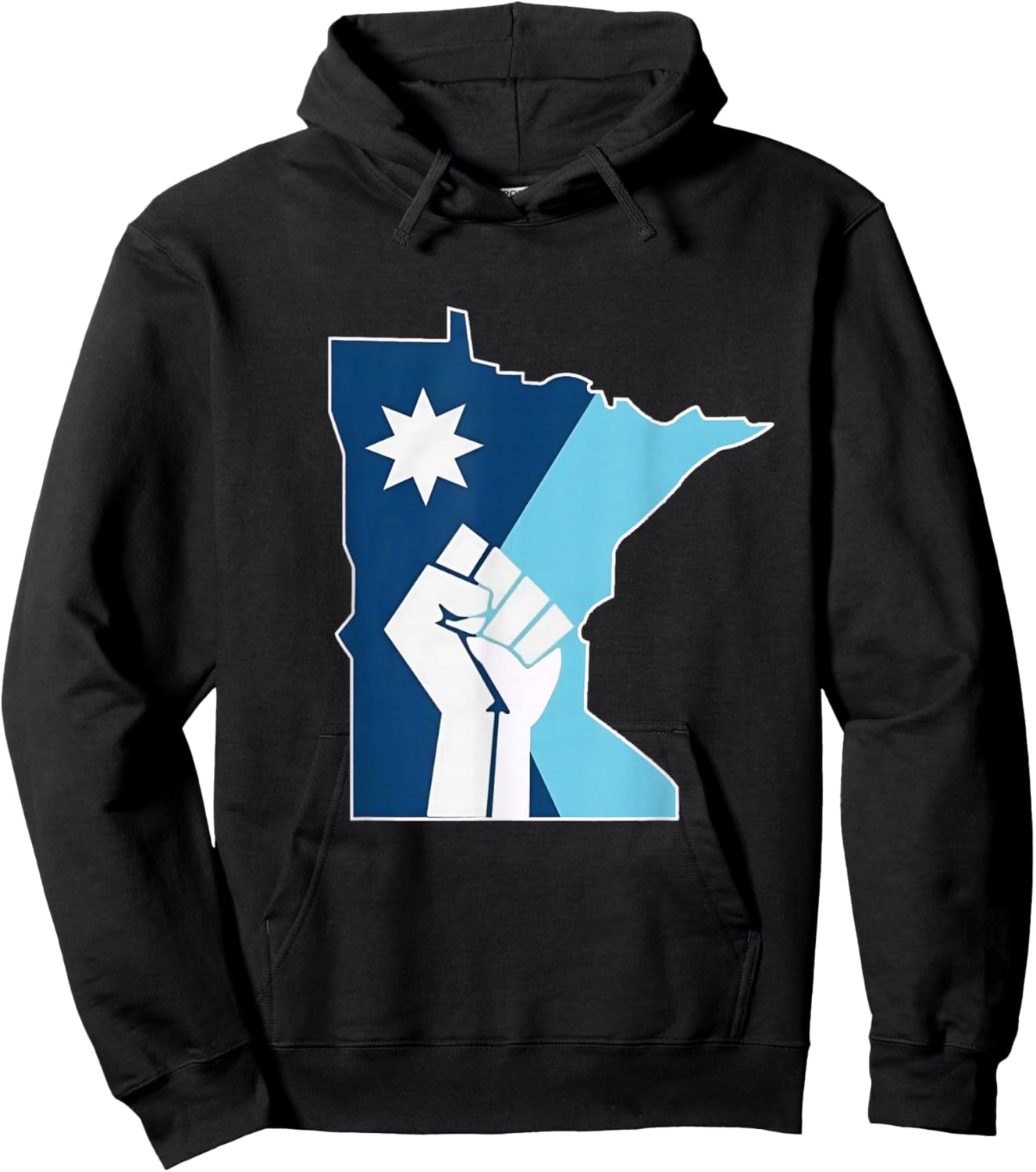T-Shirt Hoodie - Hoodie | Black
