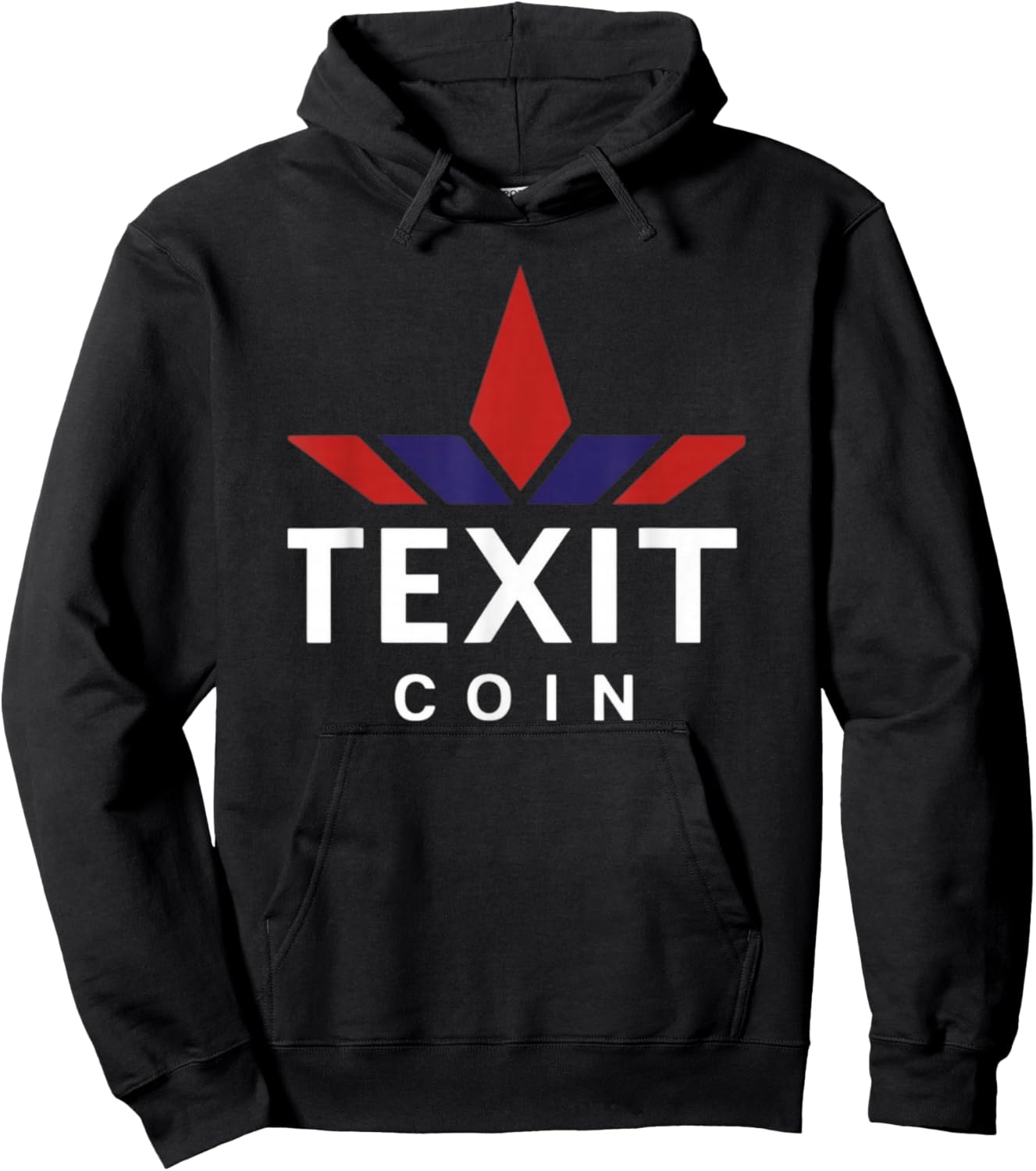Texit Logo American Made Cryptocurrency Blockchain Hoodie - Hoodie | Black