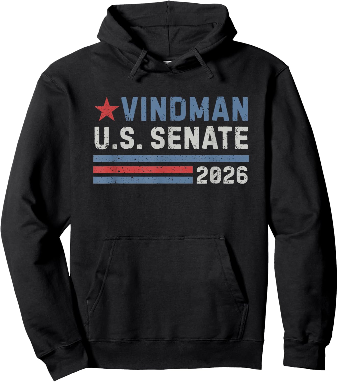 Alexander Vindman for U.S. Senate from Florida 2026 Vintage Hoodie - Hoodie | Black