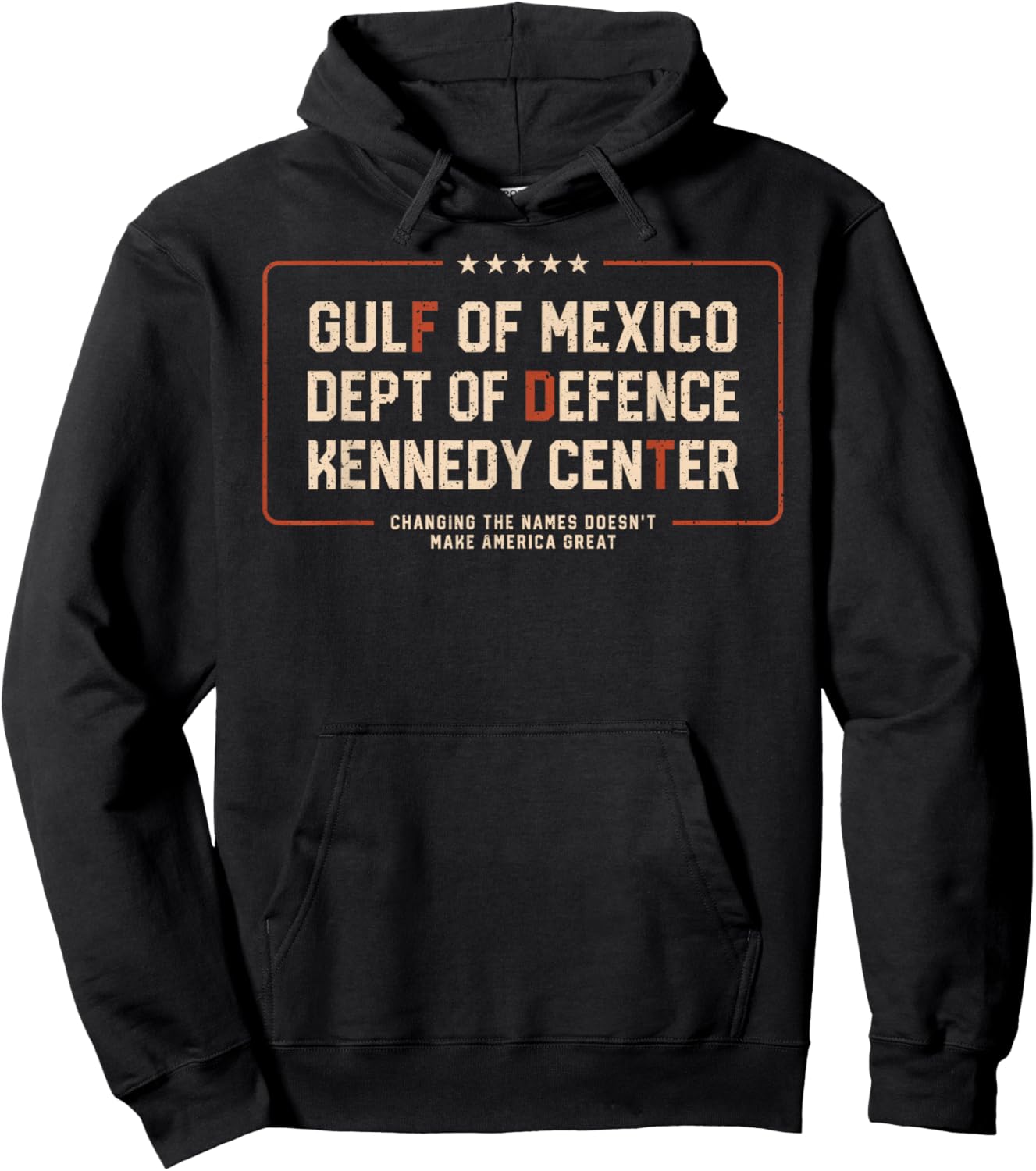 Gulf of Mexico Dept of Defense Kennedy Center Retro Resist Hoodie - Hoodie | Black