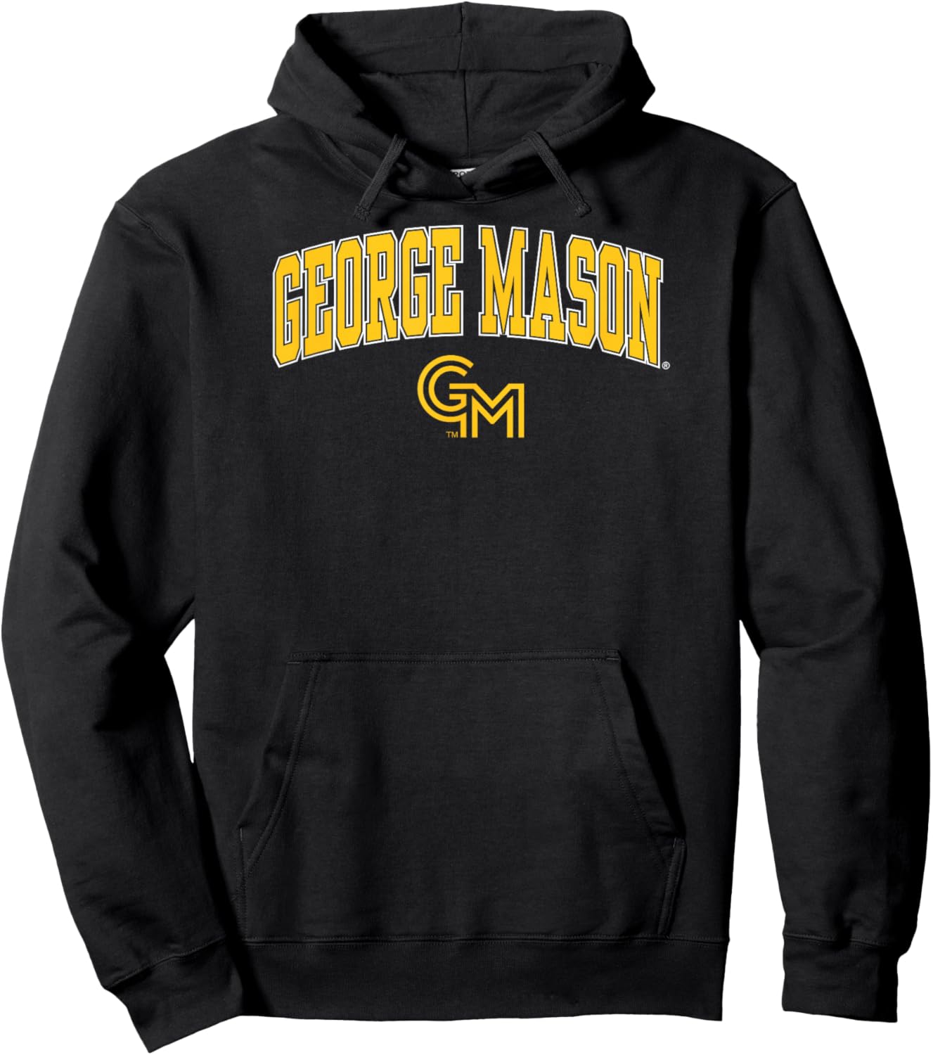 George Mason Patriots Arch Over Green Officially Licensed Hoodie - Hoodie | Black