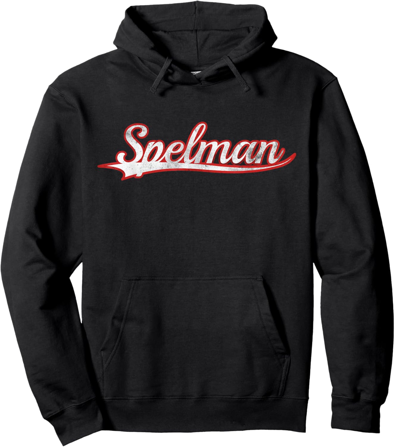 Spelman Atlanta Vintage Varsity Throwback Style Hoodie - Hoodie | Black