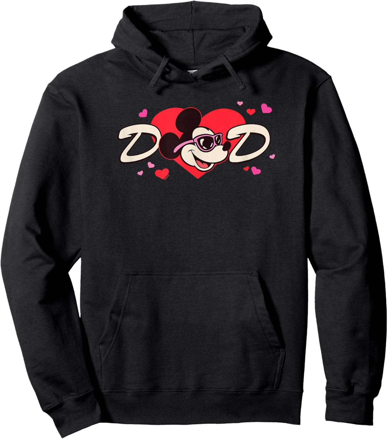 Disney Valentine's Day Dad Gift Family Matching Trip Hoodie - Hoodie | Black