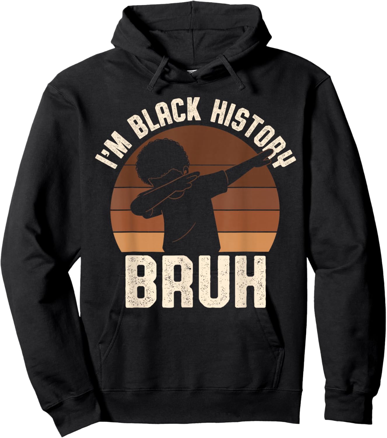 Bruh I Am Black History Kids Boys Men Black History Month Hoodie - Hoodie | Black