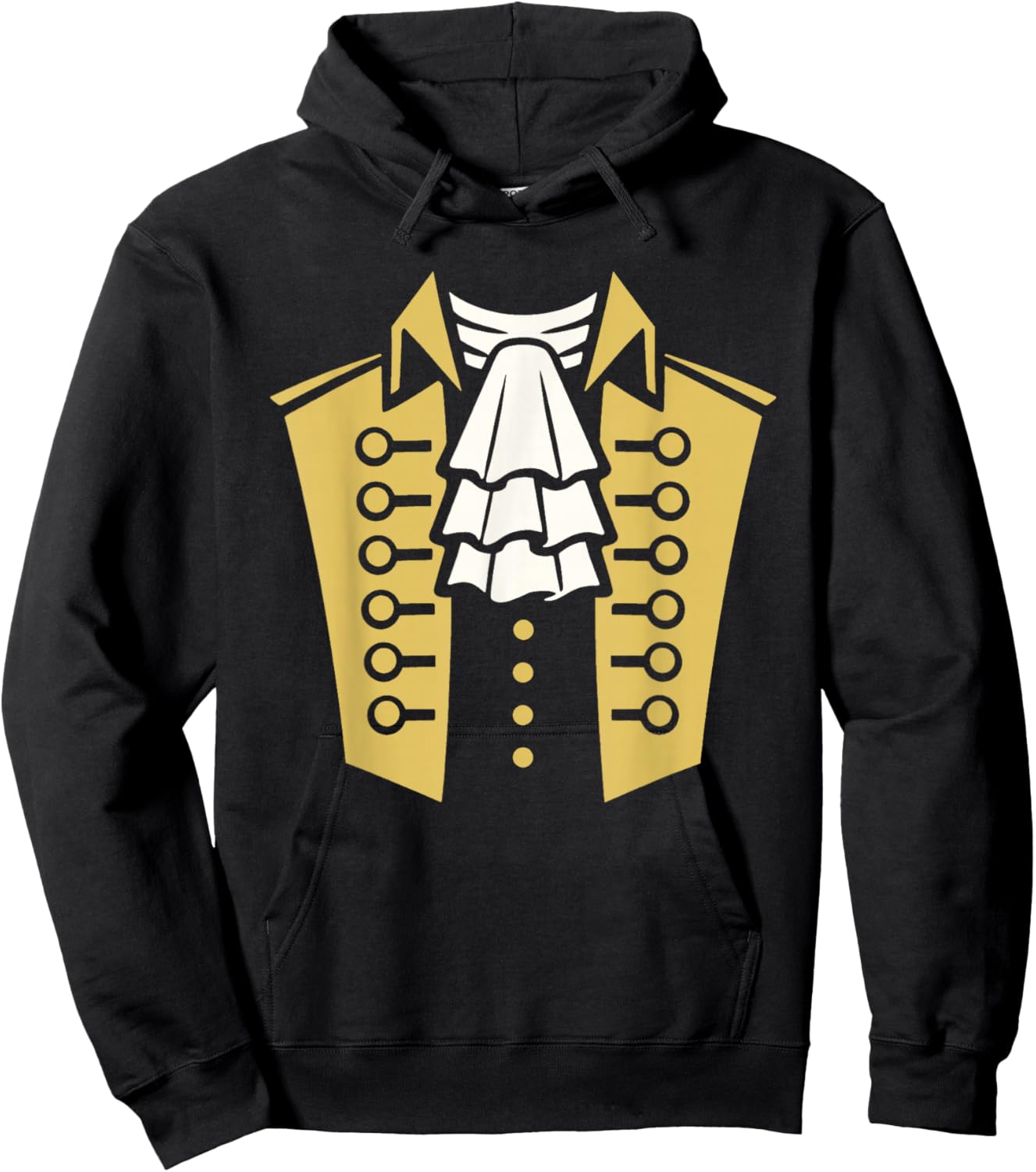Colonial 18th Century Historic America Costume Funny Classic Hoodie - Hoodie | Black