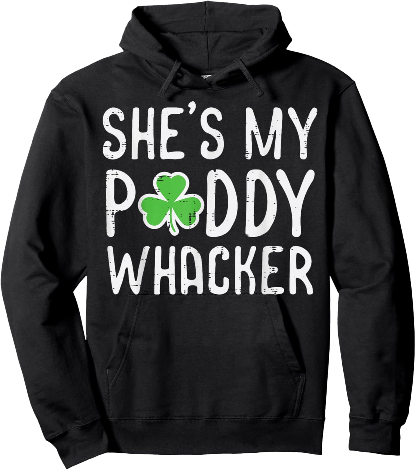 Shes My Paddy Whacker St Patricks Day Couple Matching Men Hoodie - Hoodie | Black