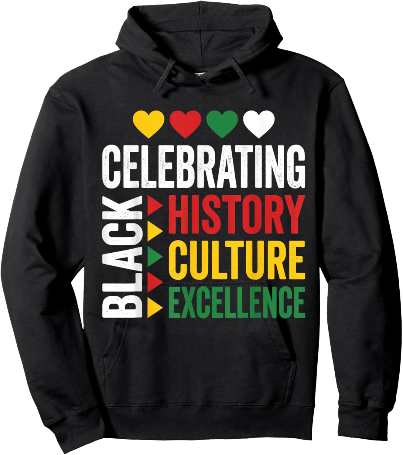 Celebrating Black History Month African Afro Men Women Kids Hoodie - Hoodie | Black