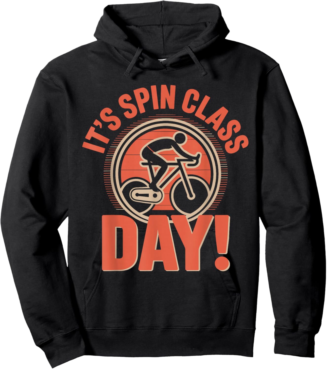 Spin Class Day Fitness Instructor Workout Indoor Cycling Hoodie - Hoodie | Black