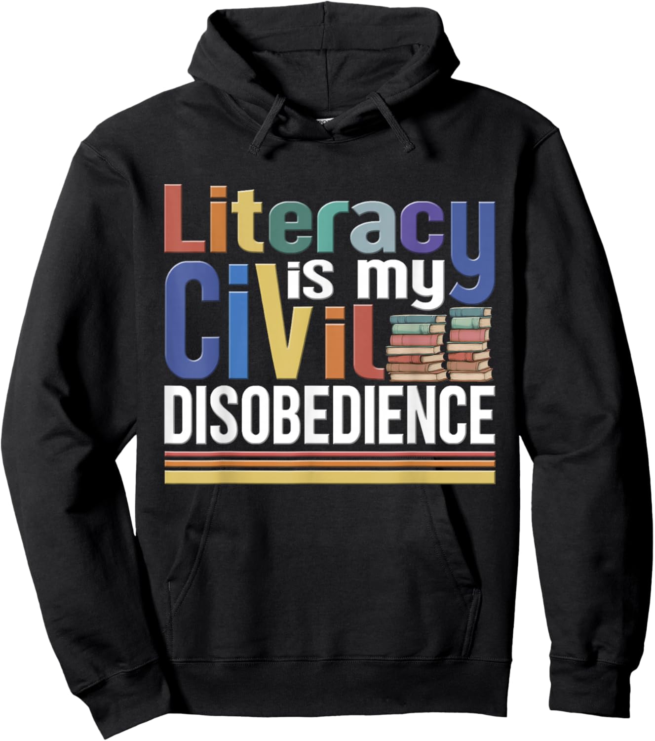 Banned Books Week Read Reading Book Lover Librarian Hoodie - Hoodie | Black