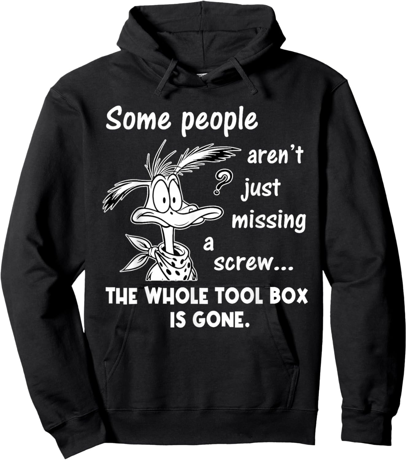 Some People aren't Just Missing A Screw Whole Toolbox Gone Hoodie - Hoodie | Black