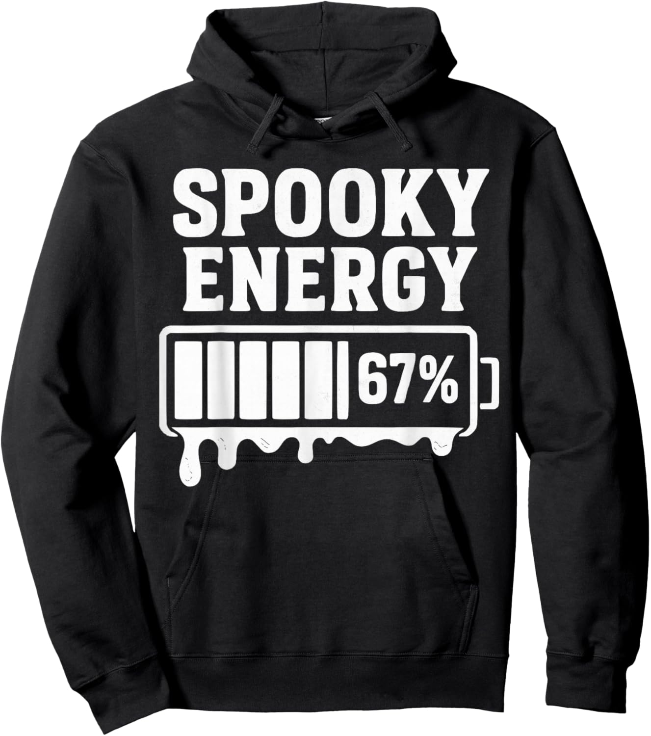 67 Halloween Spooky Energy Brainrot Meme Six Seven Boys Kids Hoodie - Hoodie | Black