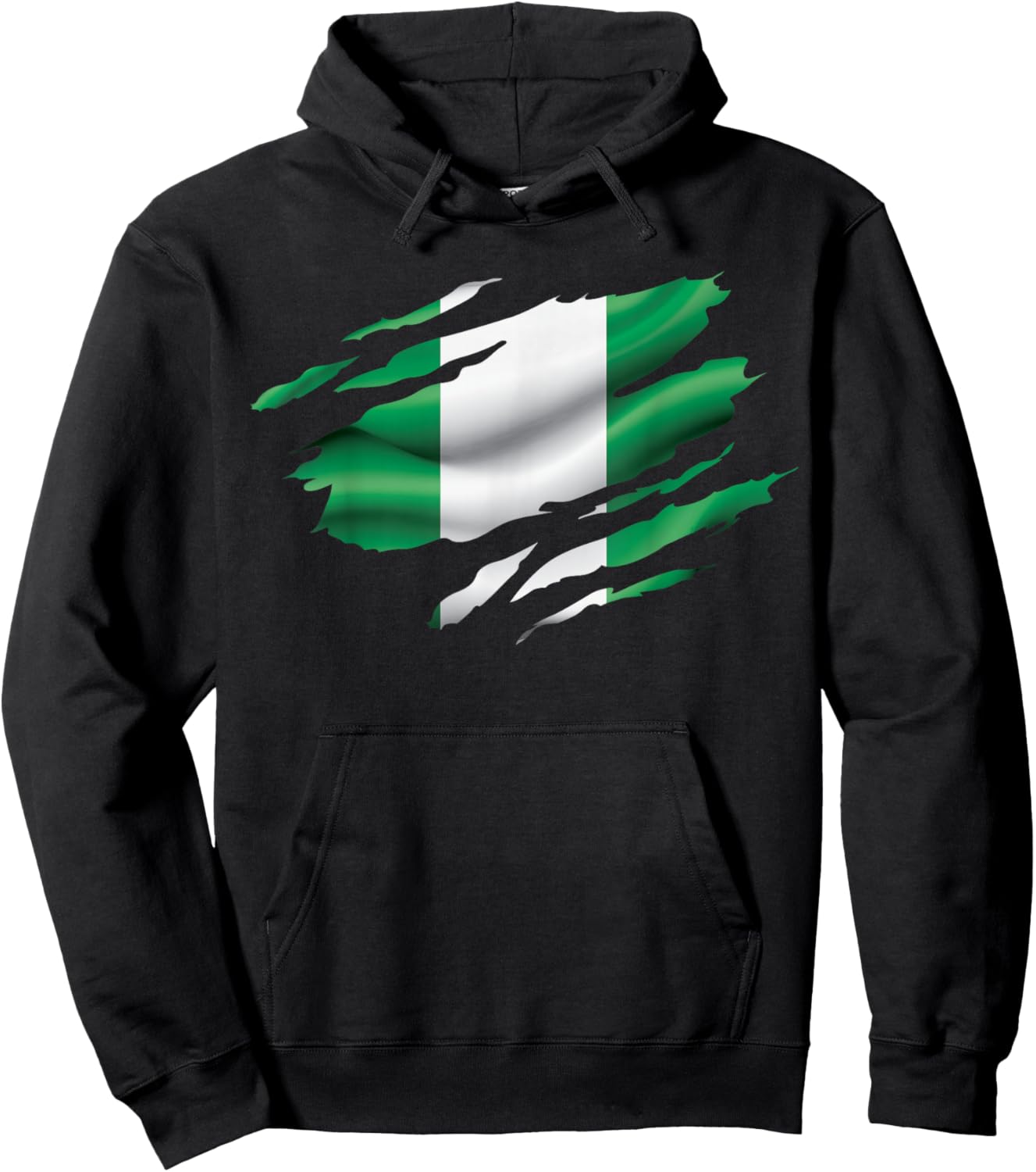 Nigeria Proud Heritage National Nigerian Flag Roots Hoodie - Hoodie | Black